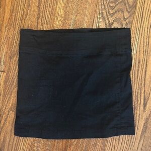 J Brand Sleek Black Mini Skirt